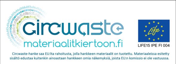 Circwaste ja EU Life -logot