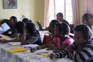 Enumerator training in Uganda, November 2012. Photo: Mila Sell